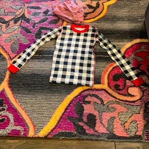 A plaid long sleeve shirt